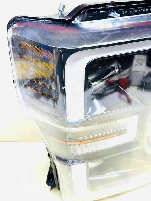 2020-2022 Ford F-250 350 LED RH Passenger Side Headlight Assembly Black Bezel