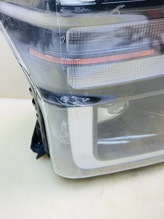 2020-2022 Ford F-250 350 LED RH Passenger Side Headlight Assembly Black Bezel