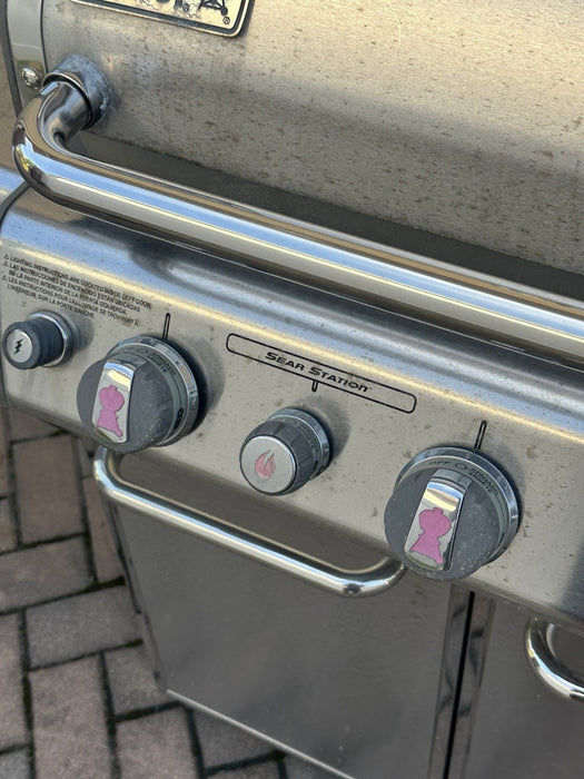 Weber S330 Genesis Grill 4 Burner - Side Burner  Stainless Steel Propane