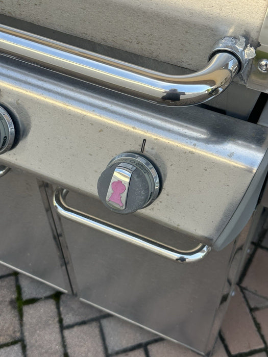 Weber S330 Genesis Grill 4 Burner - Side Burner  Stainless Steel Propane