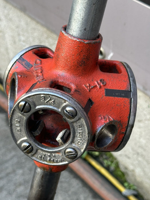 Ridgid 36540 31-A NPT RH Alloy Three-Way Pipe Threader, 1/2", 3/4", 1" Pipe Cap.