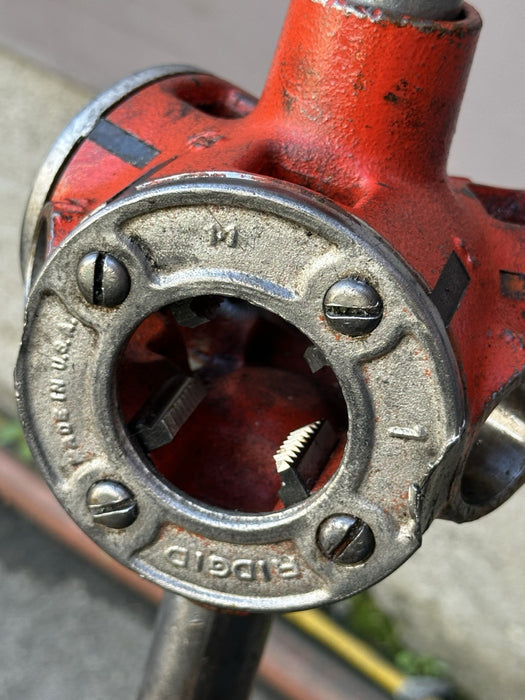 Ridgid 36540 31-A NPT RH Alloy Three-Way Pipe Threader, 1/2", 3/4", 1" Pipe Cap.
