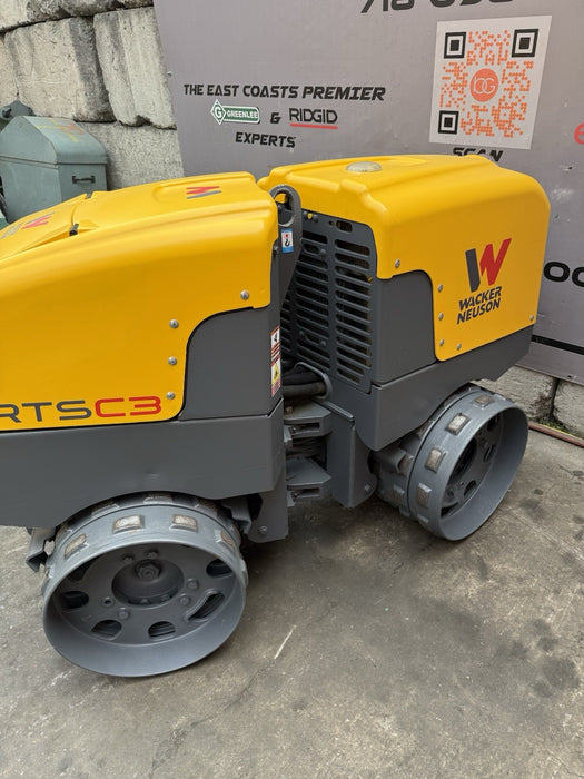 2019 Wacker Neuson RTSC3 Remote Controlled Trench Compactor Roller 616 Hours