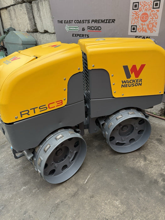 2019 Wacker Neuson RTSC3 Remote Controlled Trench Compactor Roller 616 Hours