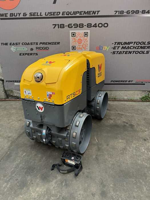 2019 Wacker Neuson RTSC3 Remote Controlled Trench Compactor Roller 616 Hours