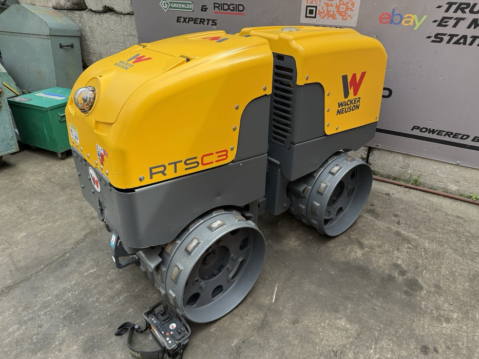 2019 Wacker Neuson RTSC3 Remote Controlled Trench Compactor Roller 616 Hours