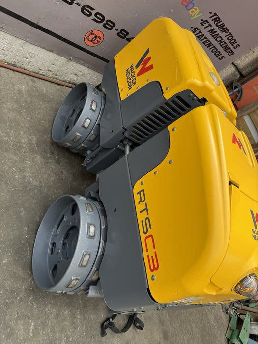 2019 Wacker Neuson RTSC3 Remote Controlled Trench Compactor Roller 616 Hours