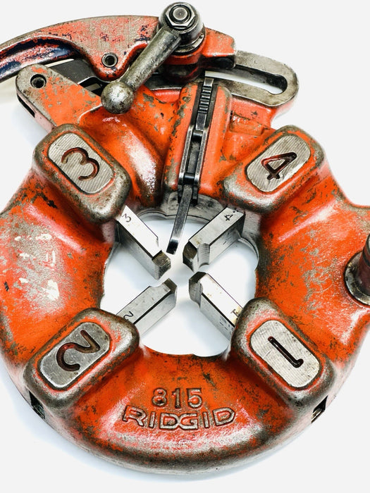 Ridgid No.815 Universal 1/8'' to 2'' Die Head Threading Head + Ridgid 300 535 #4