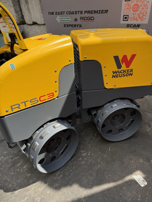 2019 Wacker Neuson RTSC3 Remote Controlled Trench Compactor Roller 665 Hours