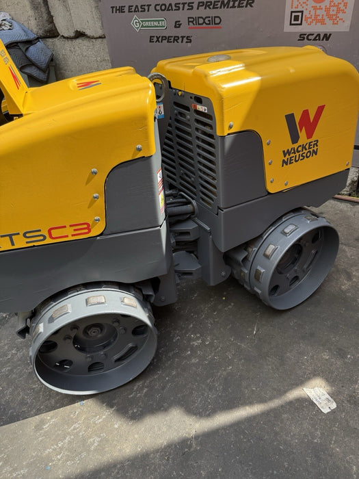 2019 Wacker Neuson RTSC3 Remote Controlled Trench Compactor Roller 665 Hours
