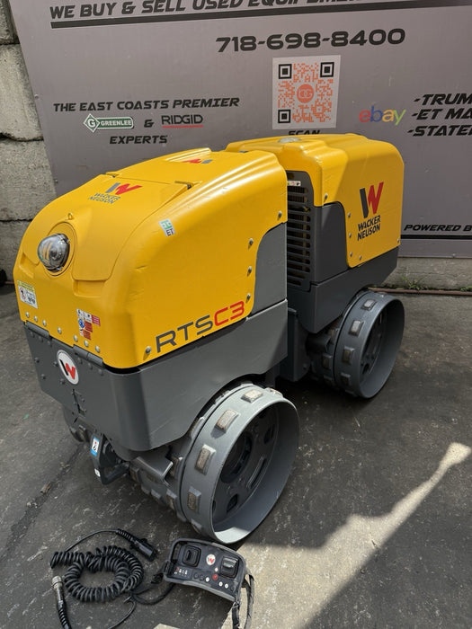 2019 Wacker Neuson RTSC3 Remote Controlled Trench Compactor Roller 665 Hours