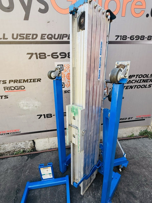 Genie Superlift Advantage SLA-25 Material Lift Winch Stacker 25 Feet Heavy Duty