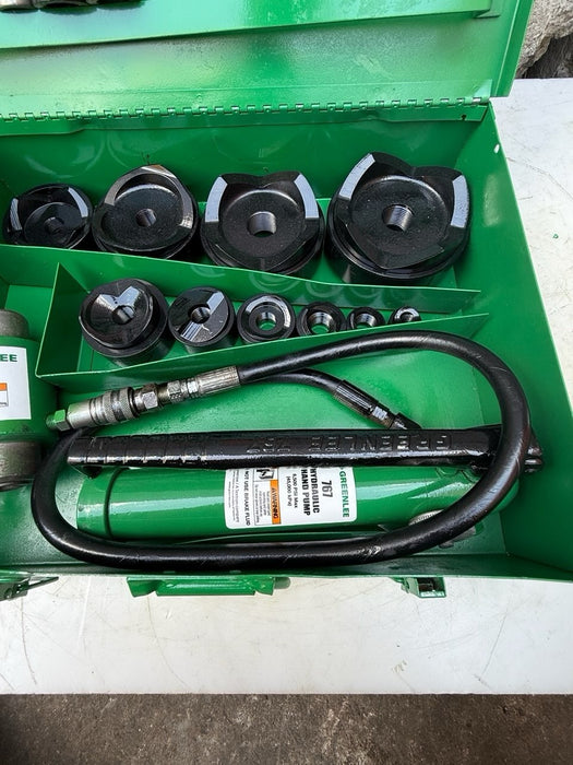 Greenlee 7310 SB Slug Buster KO Knockout Punch Set 1/2" - 4" , 767 Pump, #4