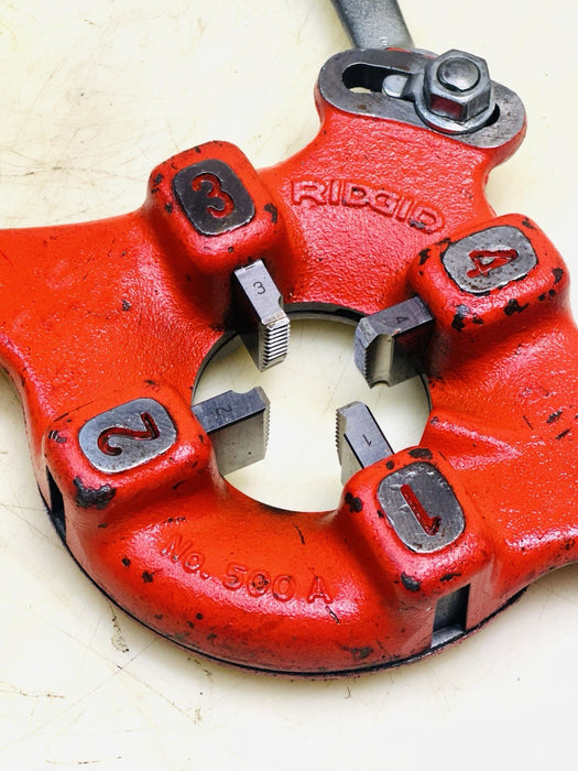Ridgid 500A 1” Quick-Opening Mono Die Head W/ NPT SS Teeth For Threading 300 535