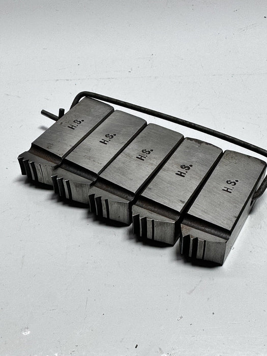 RIDGID 4PJ  4” NPT Dies Set RH for 4-P and 4PJ Threaders