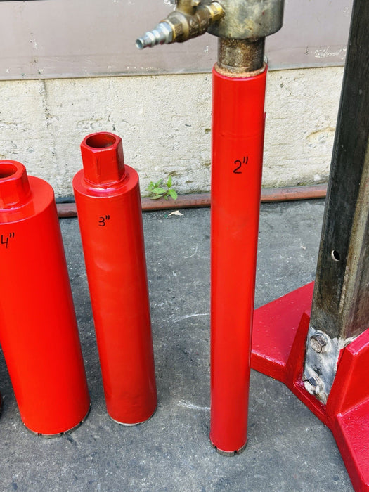 Core Bore B&D Core Drill Rig W/ 5 Bits 2”, 3”, 4”, 5”, 8” Heavy Duty Works Great bg9