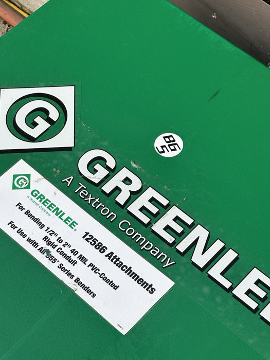 Greenlee 12586 PVC-Coated Rigid Shoe Group 1/2-2” for 555 Bender Series Mint #5