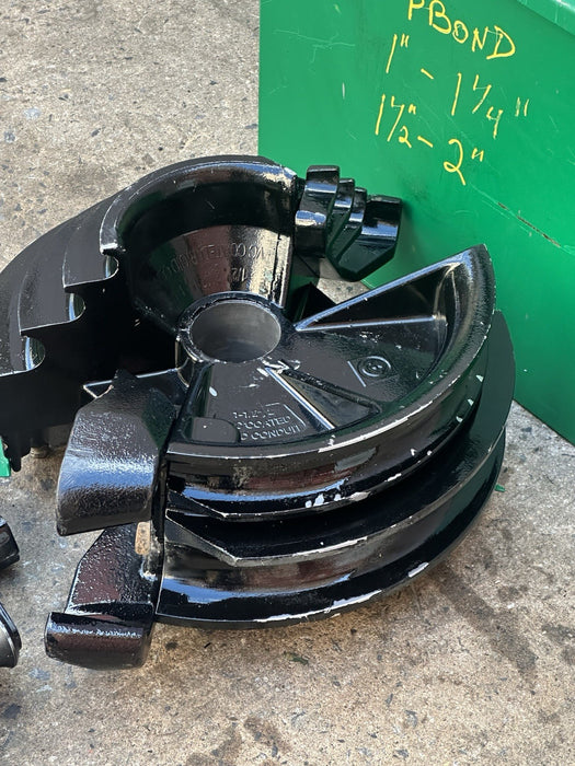 Greenlee 12586 PVC-Coated Rigid Shoe Group 1/2-2” for 555 Bender Series Mint #8