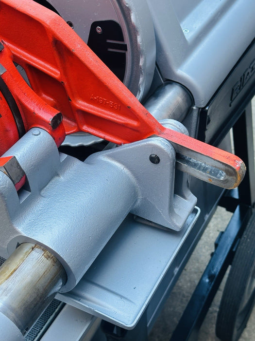 Ridgid 1224 Pipe Threader Threading Machine 1/2” to 4” Threader Complete WOW✅🔥 bg465