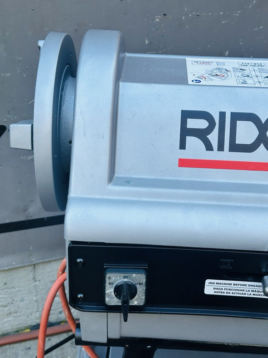 Ridgid 1224 Pipe Threader Threading Machine 1/2” to 4” Threader Complete WOW✅🔥 bg465