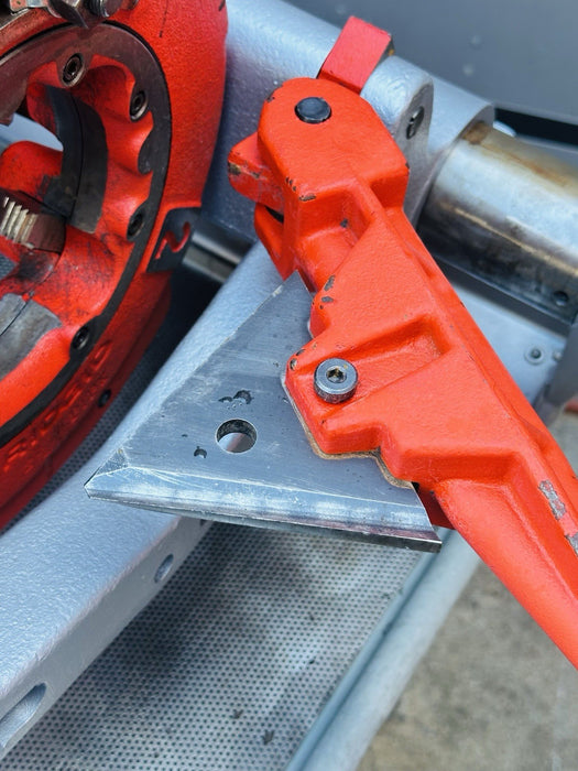 Ridgid 1224 Pipe Threader Threading Machine 1/2” to 4” Threader Complete WOW✅🔥 bg465