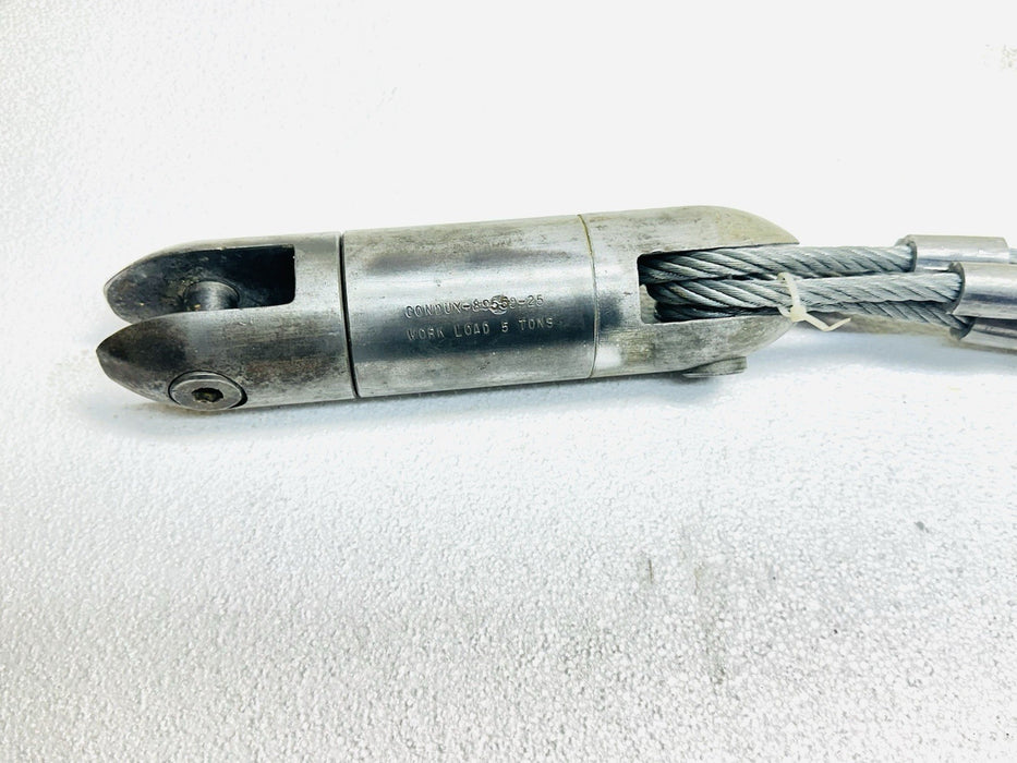 CONDUX 5-TON SWIVEL HEAD CLEVIS PULLING EYE WITH PULLING GRIPS