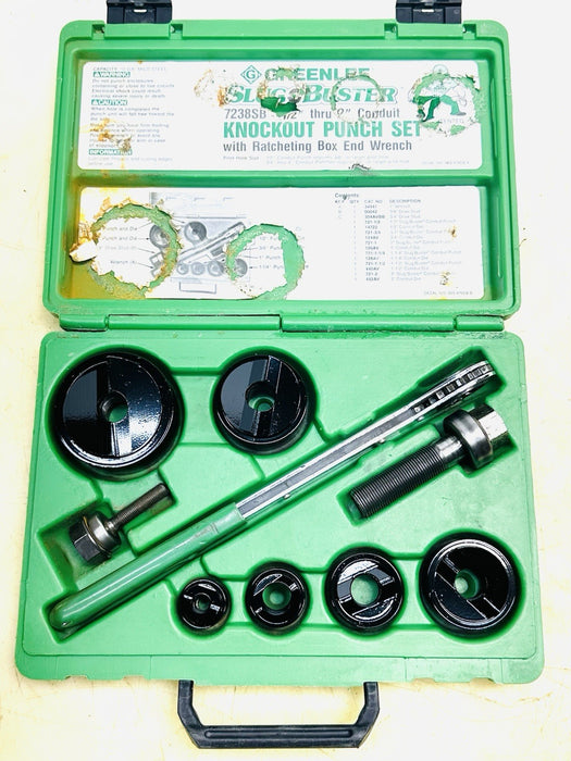 GREENLEE SLUG BUSTER MANUAL KNOCKOUT PUNCH KIT #7238SB