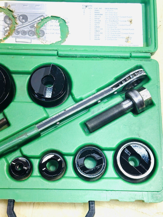 GREENLEE SLUG BUSTER MANUAL KNOCKOUT PUNCH KIT #7238SB