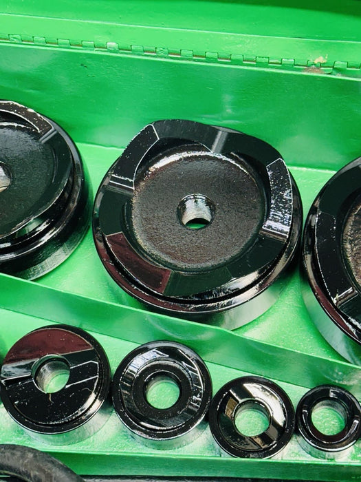 Greenlee 7310SB Slug Buster KO Knockout Punch Set 1/2" - 4" , 767 Pump, Case BG1