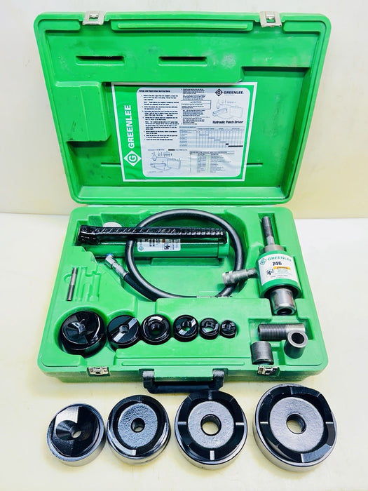 Greenlee 7310SB Slug Buster KO Knockout Punch Set 1/2" - 4" , 767 Pump, Case BG5
