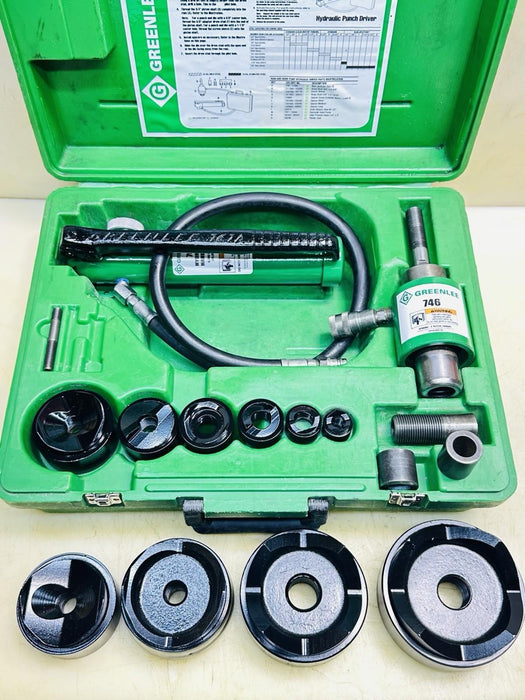 Greenlee 7310SB Slug Buster KO Knockout Punch Set 1/2" - 4" , 767 Pump, Case BG5