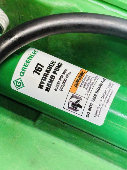 Greenlee 7310SB Slug Buster KO Knockout Punch Set 1/2" - 4" , 767 Pump, Case BG5