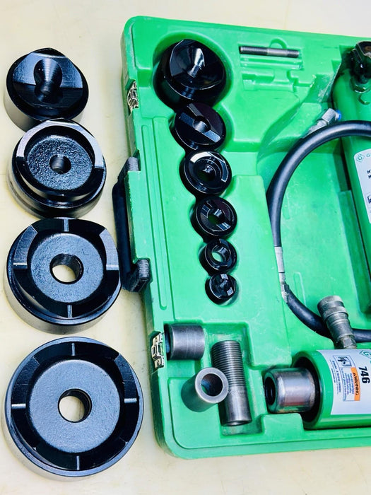 Greenlee 7310SB Slug Buster KO Knockout Punch Set 1/2" - 4" , 767 Pump, Case BG5