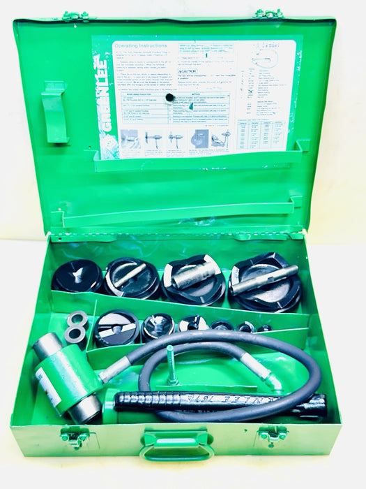 Greenlee 7310SB Slug Buster KO Knockout Punch Set 1/2" - 4" , 767 Pump, Case BG6