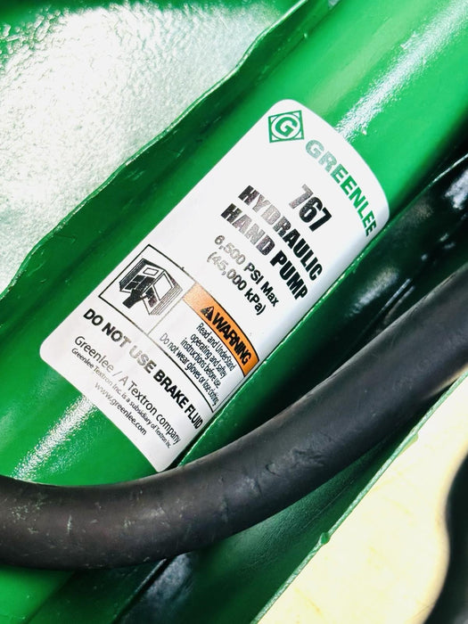 Greenlee 7310SB Slug Buster KO Knockout Punch Set 1/2" - 4" , 767 Pump, Case BG6