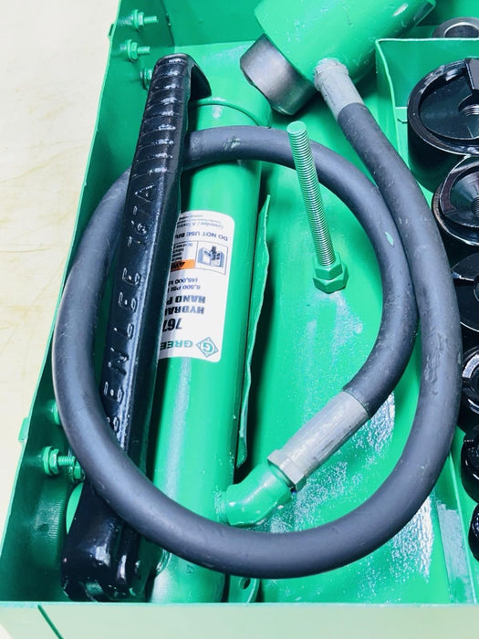 Greenlee 7310SB Slug Buster KO Knockout Punch Set 1/2" - 4" , 767 Pump, Case BG6