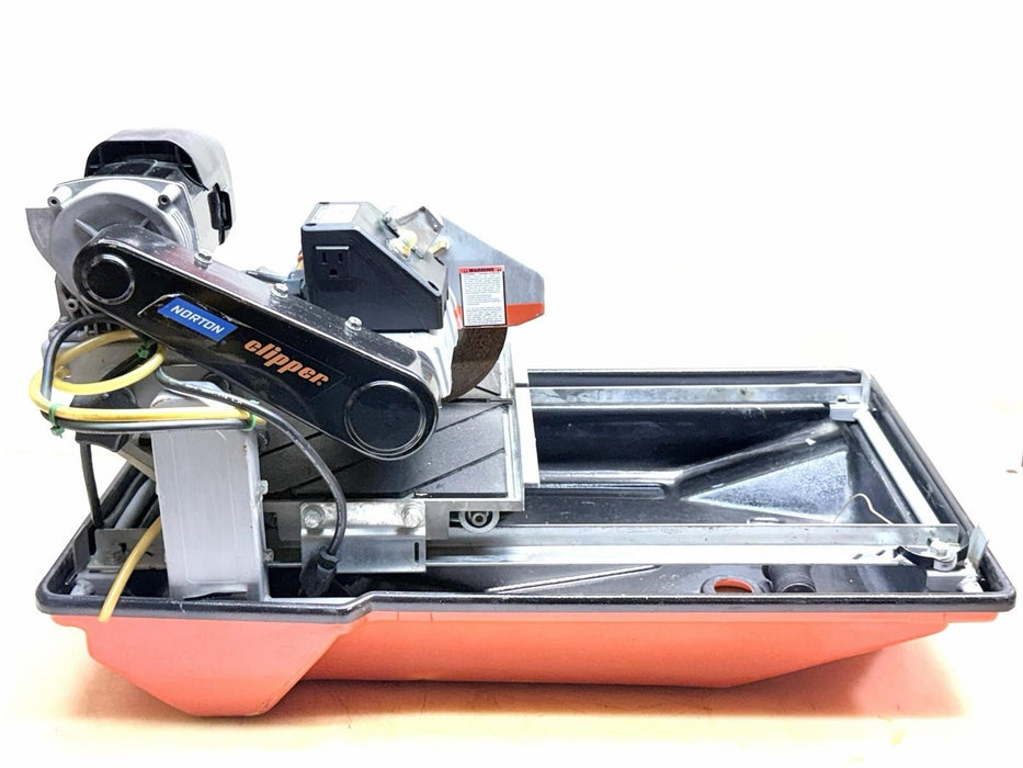 Norton Clipper CTC705 Electric Masonry Tile Brick  Saw 7" Wet Saw w/ Pan