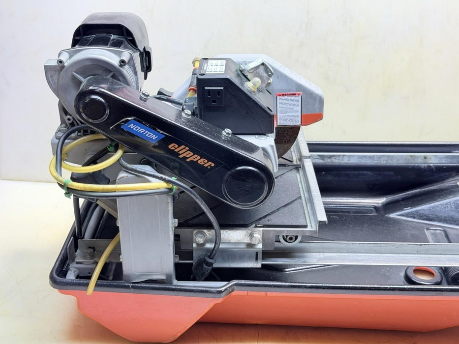 Norton Clipper CTC705 Electric Masonry Tile Brick  Saw 7" Wet Saw w/ Pan