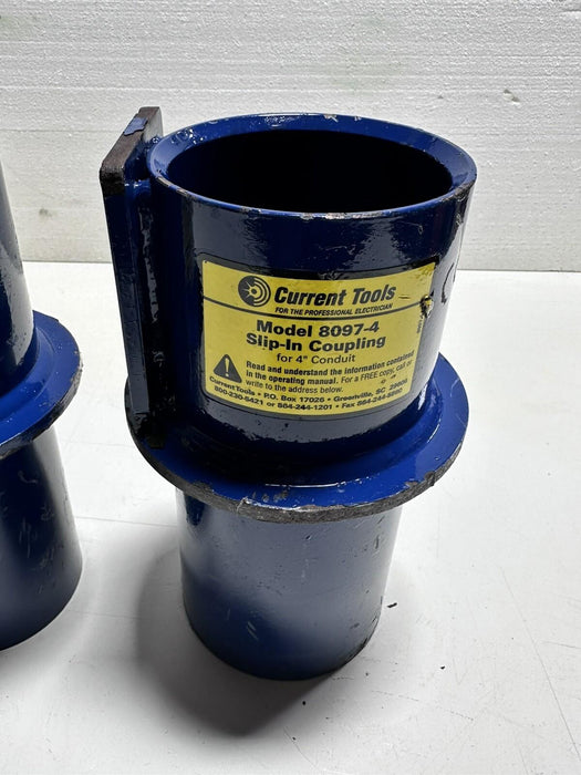 Current Tools Cable Puller  Tugger Coupling Adaptors 3” , 3 1/2”,  4”