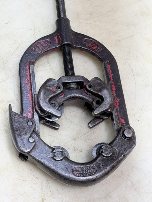 REED Tools USA H4 (03120) Hinged Pipe Cutter, 2-4” Pipe Capacity Heavy Steel #2