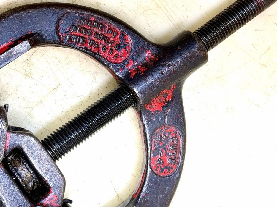 REED Tools USA H4 (03120) Hinged Pipe Cutter, 2-4” Pipe Capacity Heavy Steel #2