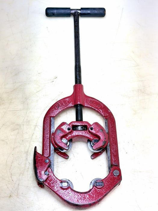 REED Tools USA H4 (03120) Hinged Pipe Cutter, 2-4” Pipe Capacity Heavy Steel #5