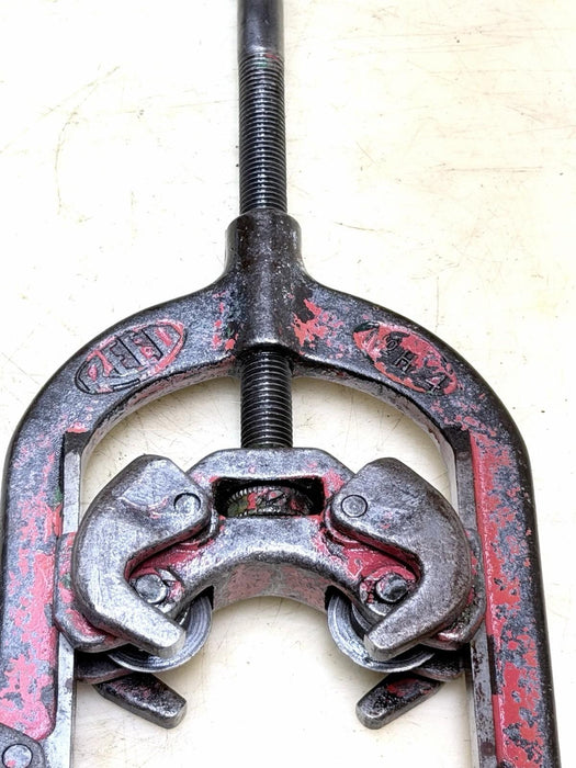 REED Tools USA H4 (03120) Hinged Pipe Cutter, 2-4” Pipe Capacity Heavy Steel #6