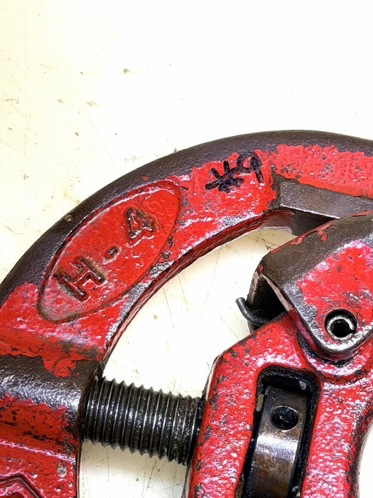 REED Tools USA H4 (03120) Hinged Pipe Cutter, 2-4” Pipe Capacity Heavy Steel #9