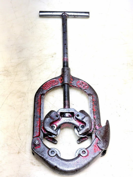 REED Tools USA H4 (03120) Hinged Pipe Cutter, 2-4” Pipe Capacity Heavy Steel #8