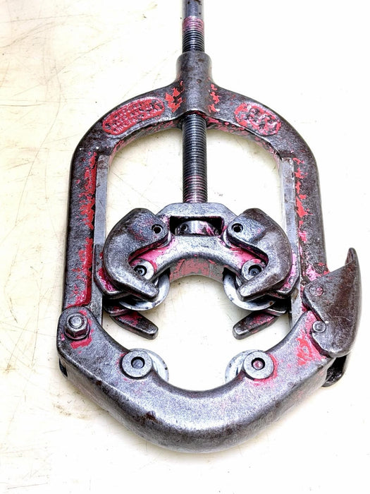 REED Tools USA H4 (03120) Hinged Pipe Cutter, 2-4” Pipe Capacity Heavy Steel #8