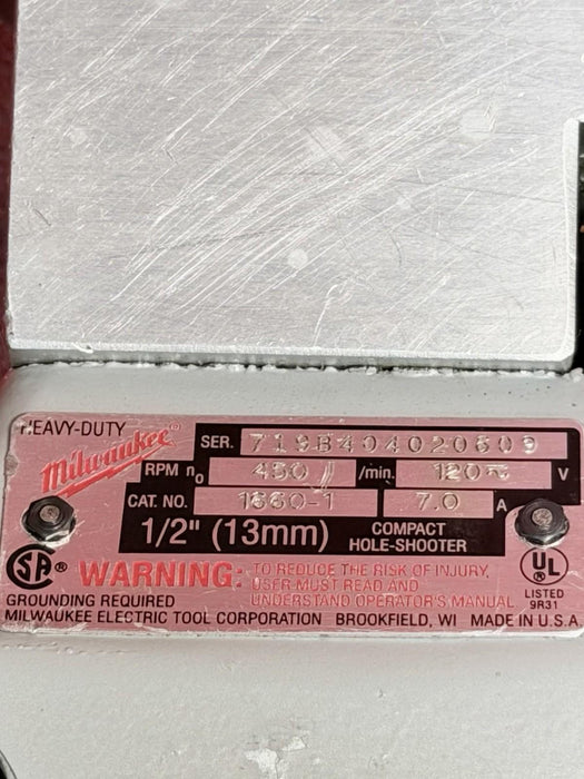 TRIPLE R SPECIALTY TRU-DRILL II Milwaukee Motor Hole Saw Tool With Chain Vice bg2