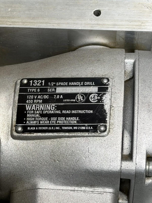 TRIPLE R SPECIALTY TRU-DRILL II B&D  Motor Hole Saw Tool With Chain Vice