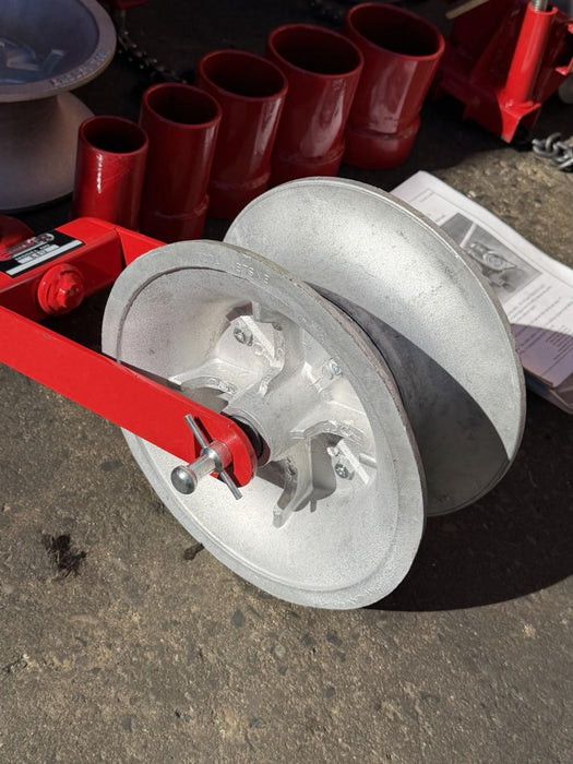 ENSLEY GREENLEE 8000 LBS HEAVY DUTY 2-SPEED CABLE PULLER 440-84 + ACCESSORIES NW