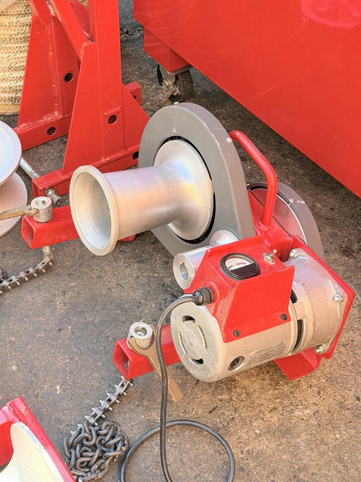 ENSLEY GREENLEE 8000 LBS HEAVY DUTY 2-SPEED CABLE PULLER 440-84 + ACCESSORIES NW